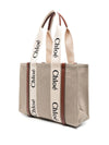 Chloé Woody Linen Tote Bag