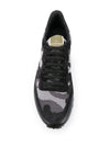 Valentino Garavani Rockrunner Camouflage Sneaker In Fabric-Mesh