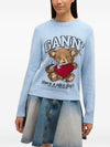 Ganni Wool crewneck sweater