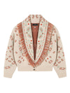 Alanui Bandana jacquard cashmere and wool cardigan