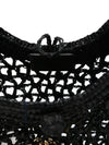 Jacquemus Le Petit Carre Spiaggia rafia handbag