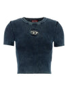 Diesel T-shirts and Polos Clear Blue