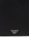 Emporio Armani Saffiano Leather Organizer With Asv Eagle Plaque