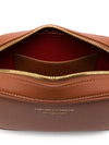 Emporio Armani logo-debossed leather camera bag