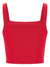 Balmain Knit bralette top with buttons