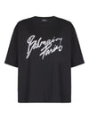 Balmain Boxy T-shirt with Brush print