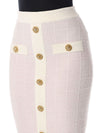 Balmain Tweed long skirt