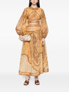Zimmermann Wanderlust cotton and silk top