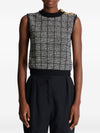 Balmain Tweed Tank Top