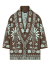 Alanui Echoes Of The Island wool and cotton cardigan
