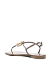 Giuseppe Zanotti Atlantide buckle-embellished thong sandals.