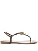 Giuseppe Zanotti Atlantide buckle-embellished thong sandals.