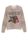 GANNI Sweaters Brown