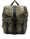 Ganni Quilted Flap-Pocket Backpack