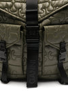 Ganni Quilted Flap-Pocket Backpack