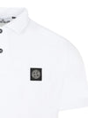 Stone Island Logo cotton polo shirt