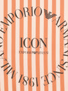 Emporio Armani Icon Print Pure Silk Foulard