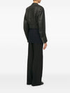 MM6 Maison Margiela Leather effect bomber jacket
