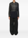 MM6 Maison Margiela Leather effect bomber jacket