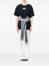 MM6 Maison Margiela Gloves-detail cotton t-shirt