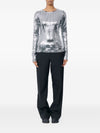 MM6 Maison Margiela Metallized top