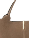 Tod'S Shopping Bag In Suede Medium-Small