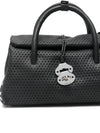 Zanellato Postina® Small Leather Bag Venissa Black Black