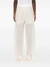 Ermanno Scervino Embroidered wide-leg trousers