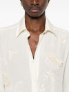 Ermanno Scervino Embroidered silk shirt