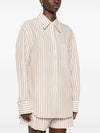Iro Azaloa striped cotton blouse