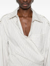 Iro Lace striped cotton shirt