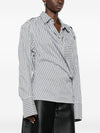 Iro Lace striped cotton shirt