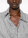 Iro Lace striped cotton shirt