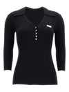 Elisabetta Franchi V-necked sweater