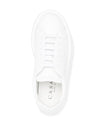 Casadei Nexus white leather platform sneakers.