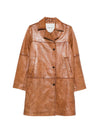 HERSKIND Coats Leather Brown