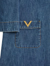 Valentino VLogo Signature denim short dress