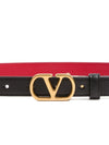 Valentino Garavani-VLogo Signature Reversible Belt in Shiny Calfskin 30mm