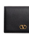 Valentino Garavani-VLogo Signature Grainy Calfskin Wallet