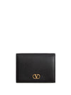Valentino Garavani-VLogo Signature Grainy Calfskin Wallet