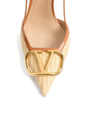 Valentino Garavani VLogo Signature leather slingback pumps