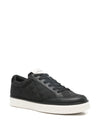 Emporio Armani Jacquard sneakers with an all-over eagle