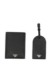 Emporio Armani Asv Gift Box With Regenerated Saffiano Passport Holder And Tag