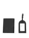Emporio Armani Asv Gift Box With Regenerated Saffiano Passport Holder And Tag