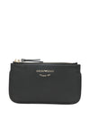 Emporio Armani Myea Deer-Print Card Holder With Zip