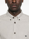 Emporio Armani Striped cotton shirt