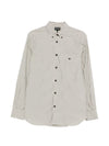 Emporio Armani Striped cotton shirt