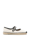 Castañer Padua Bicolor Canvas Mary Jane Espadrilles.