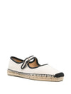 Castañer Padua Bicolor Canvas Mary Jane Espadrilles.