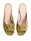Valentino Garavani VLogo Signature Slide Sandal In Printed Calfskin 95MM